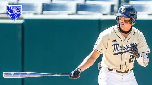 Brooks Lee awaits a pitch.