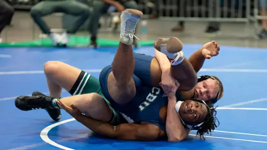 Trevor Tinker earns near-fall points in Las Vegas Invitational.