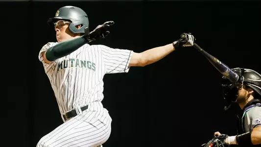 Reagan Doss connects on a swing.