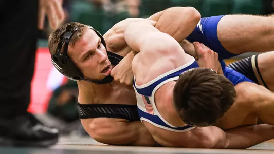 Evan Wick in dual versus Air Force.