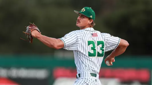 Drew Thorpe struck out 13 Cal State Fullerton batters and combined with two other pitchers on a four-hitter as Cal Poly stretched its winning streak to five games with a 13-4 victory Friday night.