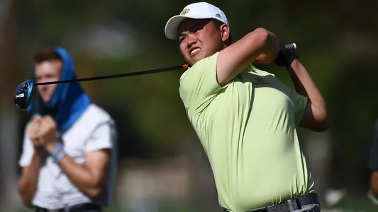 Nicholas Mok carded another 71 Monday in the 2022 Big West Conference Men's Golf Championship at La Quinta Club. He is tied for fifth with 18 holes to play.