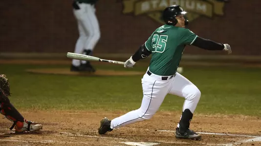Evan Cloyd doubled for Cal Poly.