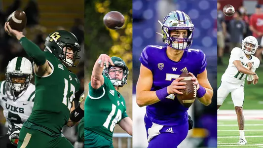Cal Poly's top four quarterback candidates for the 2023 football season.