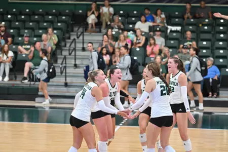 Volleyball Team Celebration