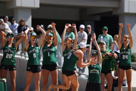 Cal Poly beach volleyball vs UC Davis