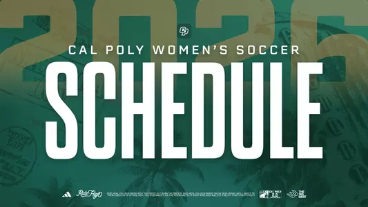 2026 Women's Soccer Schedule Release Graphic