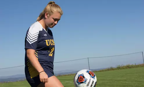 Streiffer and Shaw score in women's soccer 2-2 tie with UC Merced Image