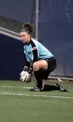 Sophomore goalkeeper Kelley Farrell was busy on Wednesday night.