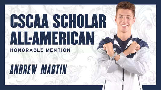Andrew Martin CSCAA Scholar All American