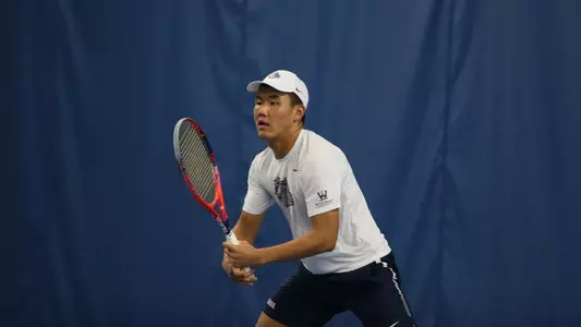 Brandon Park awaits a serve