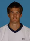 Freshman Sam Salyer went undefeated at No. 2 doubles this past weekend to help GW finish 1-1.