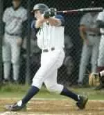 Senior Brad Rosenblat knocked in five of the Colonials' 10 runs Tuesday.