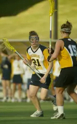 Kristin Karcsh scored three goals against American on Wednesday.