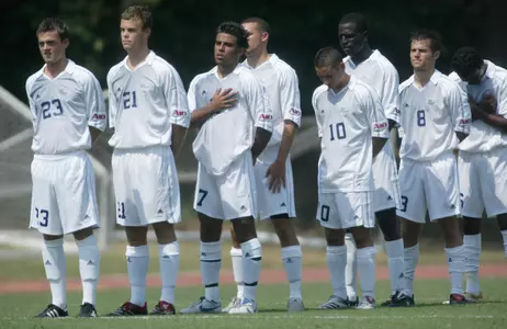 The GW men's soccer team lost, 2-0, at Longwood on Wednesday.  The Colonials host Delaware on Saturday at 1:00 pm.