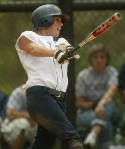 Chrysanthi Halkiotis delivered the game winner in the bottom of the ninth