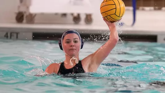 Hannah Hathaway looks for a teammate.
