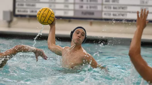 Logan Kalish fires a shot vs. Mount St. Mary's.