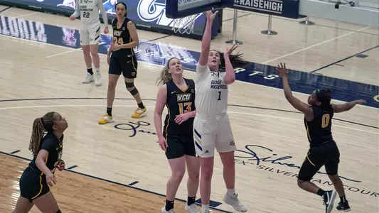 Ali Brigham lays it in against VCU