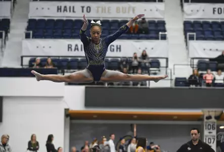 Deja Chambliss competes at meet