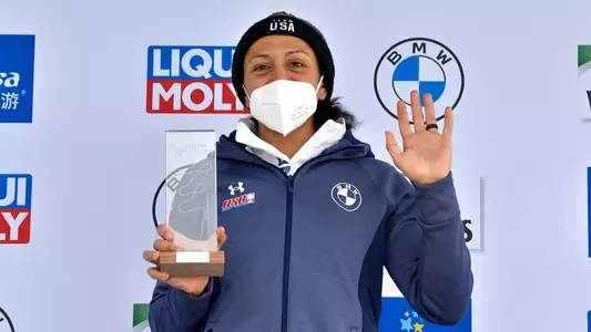 Elana Meyers Taylor is headed to her fourth Olympics.