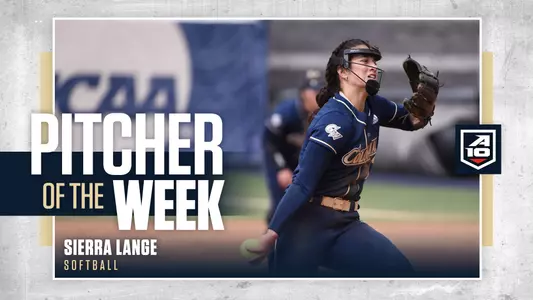 GRAPHIC: Sierra Lange, A-10 Pitcher of the Week