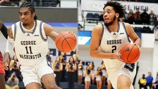 James Bishop and Maximus Edwards earned A-10 weekly awards