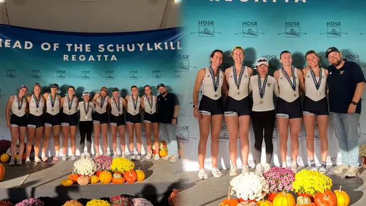 Women's Rowing wins two medals at the Head of the Schuylkill