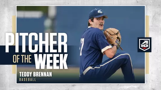 Teddy Brennan Pitcher of the Week Graphic