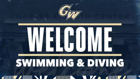 Swimming & diving welcome graphic