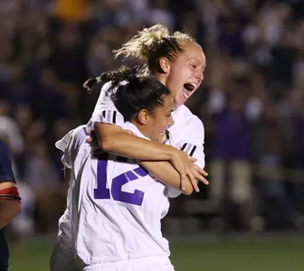 Maykoski & Barndt celebrate goal
