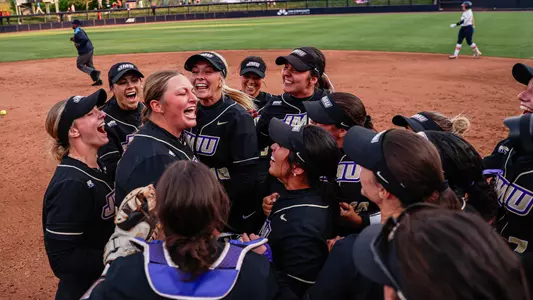 Allie Braly celebrating ranked win over UVA