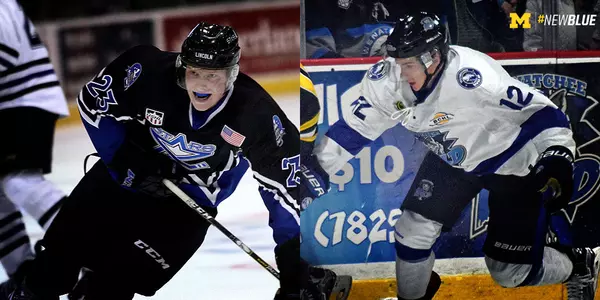 Gustaf Westlund (left) and Dakota Raabe