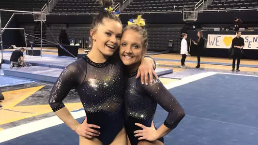 Maddy Osman (left) and Lexi Funk