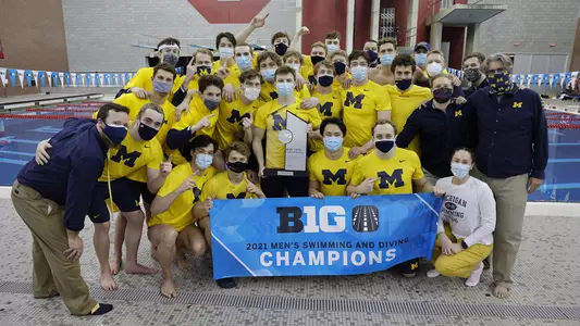 Mens Swimming and Diving 2021 Big Ten Champions Generic