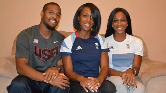 From left: Jeff Porter, Tiffany (Ofili) Porter, Cindy Ofili