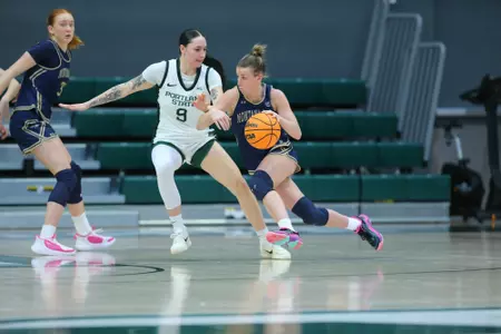 Jamison Philip drives vs PSU