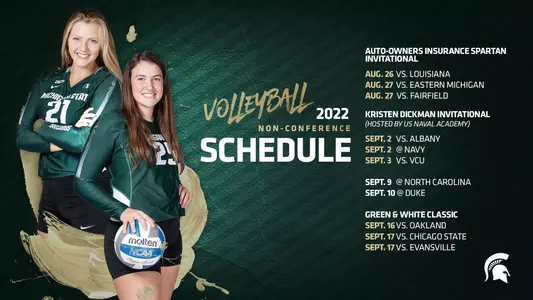 2022 Non-Conference Volleyball Schedule