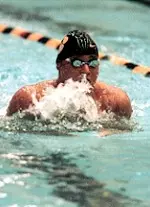 Aaron Lo won three events on Saturday night against Kansas.