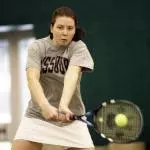 Senior Katka Sevcikova finishes the fall season with a team best 14-1 singles record