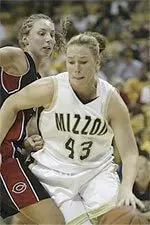 Carlynn Savant (file photo) earned her first career double-double against Nebraska.