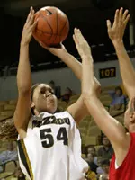 Senior EeTisha Riddle scored at least 20 points for the sixth time in the last nine games.
