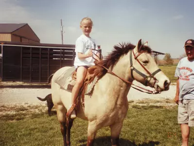 Soph horseback riding