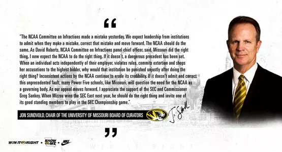 Jon Sunvold Statement