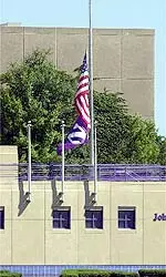 Flags fly at half-staff at Ryan Field in memory of Rashidi Wheeler