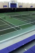 The Combe Tennis Center was formally dedicated this weekend.