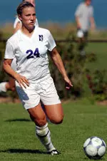 Kelsey Hans scored her ninth goal of the season Friday, setting an NU freshman record.