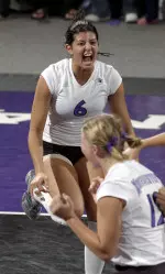 Freshman Courtnie Paulus and the 'Cats earned their first Big Ten win Friday against Iowa.