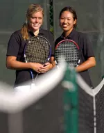 Seniors Kristi Roemer and Andrea Yung (pictured) are 6-2 so far in fall competition.