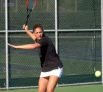 Freshman Audra Cohen has won seven matches in the ITA All-American Championships.